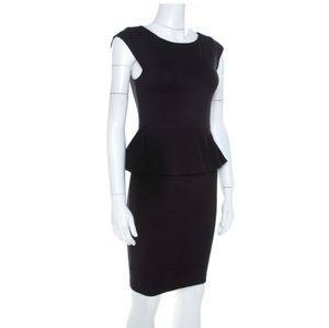 Alice + Olivia peplum dress size 2 black